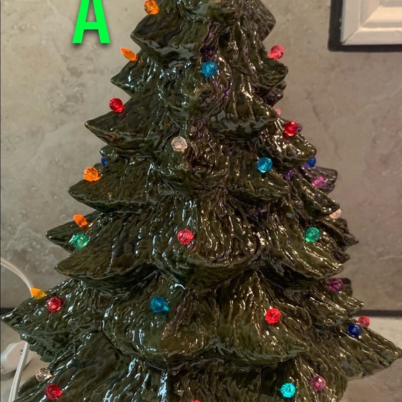 Nowell 14” Christmas tree olive green bronze base - Picture 10 of 12